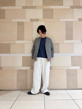 「アイテム（ダウンジャケット/コート）」を使った、佐藤　壮留さん（メンズ・175cm・10代）の秋コーディネート