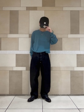 「アイテム（ローファー）」を使った、佐藤　壮留さん（メンズ・175cm・10代）の夏コーディネート