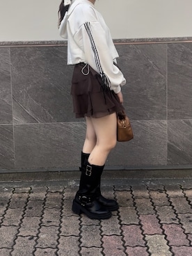 Moeさん（レディース・156cm）の秋コーディネート