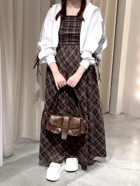 Moeさん（レディース・156cm）の秋コーディネート