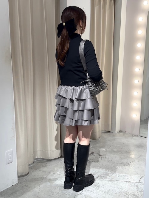 セール】ティアードフリルミニスカート（スカート）｜one after