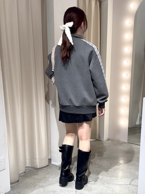 NICENESS ナイスネス Sarah ハーフジップ　ブルゾン セール】ハーフジップオーバーサイズスウェット（スウェット）｜one