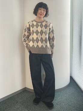 「アイテム（スリッポン）」を使った、濵中　心さん（レディース・162cm）の夏コーディネート