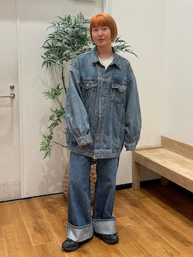 「Ungrid（アングリッド）のアイテム（ジャケット/アウター）」を使った、濵中　心さん（レディース・162cm）の冬コーディネート