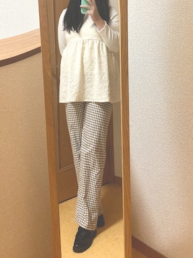 「Honeys（ハニーズ）のアイテム（キャミソール）」を使った、めぐみさん（レディース・163cm）の夏コーディネート