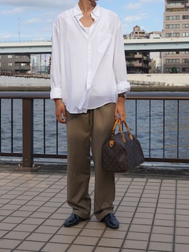「アイテム（ボストンバッグ）」を使った、F.I.L.O__さん（メンズ・174cm・20代）の夏コーディネート