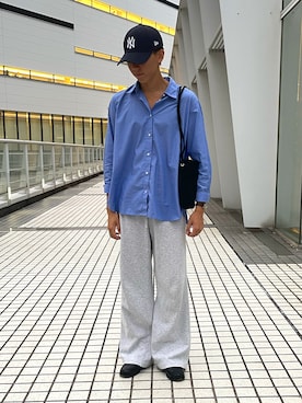「アイテム（スウェットパンツ）」を使った、F.I.L.O__さん（メンズ・174cm）の秋コーディネート