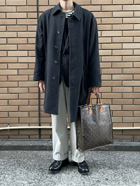 「COMME des GARCONS（コムデギャルソン）のアイテム」を使った、F.I.L.O__さん（メンズ・174cm）の冬コーディネート