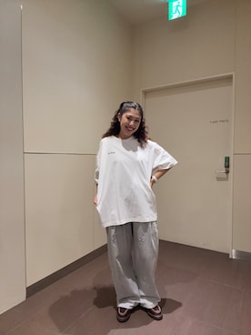 「tk.TAKEO KIKUCHI（ティーケータケオキクチ）のアイテム」を使った、有里さん（レディース・156cm）の秋コーディネート