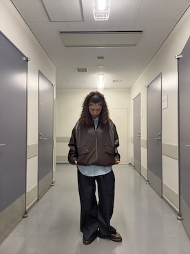 有里さん(レディース・156cm)の秋コーディネート