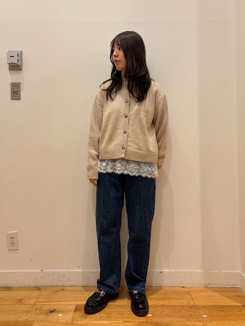 ハミルトンウールクルーネックカーディガン