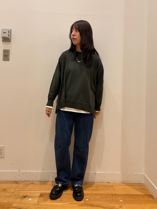 ウォッシャブルウールワイドプルオーバー