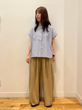 「FORK&SPOON（フォークアンドスプーン）のアイテム」を使った、Rikoさん（レディース・162cm）の夏コーディネート