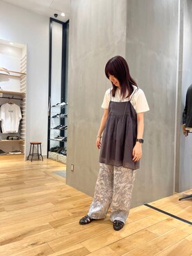 「URBAN RESEARCH DOORS（アーバンリサーチドアーズ）のアイテム（キャミソール）」を使った、riko810さん（レディース・162cm）の夏コーディネート