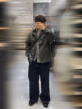 「Dedes（デデス）のアイテム」を使った、だいきさん（メンズ・172cm）の秋コーディネート