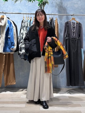 「アイテム（ブルゾン）」を使った、sankichi1346さん（レディース・159cm・30代）の秋コーディネート