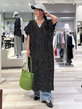 「アイテム（帽子）」を使った、sankichi1346さん（レディース・159cm）の春コーディネート