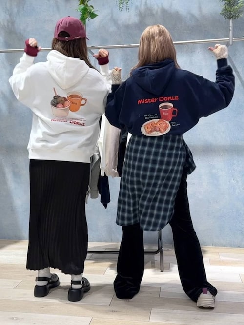 Mister Donut】イラストパーカー 627318（パーカー）｜LEPSIM