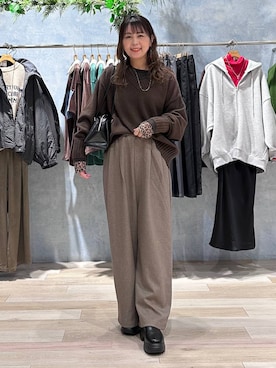 「アイテム（チョーカー）」を使った、sankichi1346さん（レディース・159cm・40代）の冬コーディネート