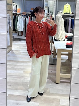 「アイテム（バレッタ/ヘアクリップ）」を使った、sankichi1346さん（レディース・159cm・40代）の春コーディネート