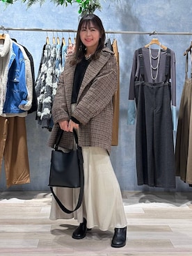 「アイテム（その他アウター）」を使った、sankichi1346さん（レディース・159cm・40代）の秋コーディネート