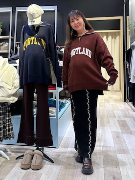 「アイテム（マタニティウェア/グッズ）」を使った、sankichi1346さん（レディース・159cm）の秋コーディネート