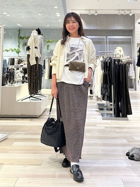 「アイテム（マタニティウェア/グッズ）」を使った、sankichi1346さん（レディース・159cm）の秋コーディネート