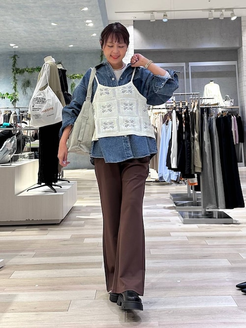 ポンチフレアパンツ 630162（その他パンツ）｜LEPSIM（レプシィム）の