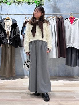 「アイテム（Tシャツ/カットソー、その他）」を使った、sankichi1346さん（レディース・159cm）の冬コーディネート