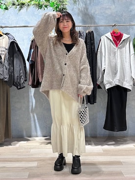 「アイテム（キーホルダー）」を使った、sankichi1346さん（レディース・159cm）の冬コーディネート