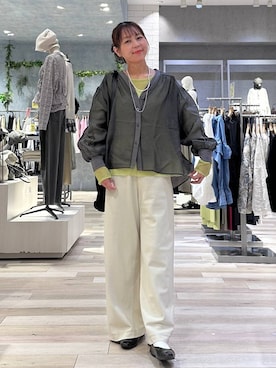「アイテム（バレッタ/ヘアクリップ）」を使った、sankichi1346さん（レディース・159cm・40代）の春コーディネート