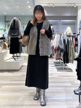 「アイテム（ワンピース/ドレス）」を使った、sankichi1346さん（レディース・159cm・40代）の秋コーディネート