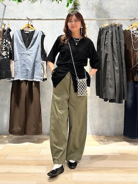 「HARE（ハレ）のアイテム（アクセサリー）」を使った、sankichi1346さん（レディース・159cm）の夏コーディネート
