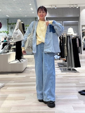 「アイテム（バレッタ/ヘアクリップ）」を使った、sankichi1346さん（レディース・159cm・40代）の冬コーディネート