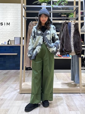 「きれいめ」｜「アイテム（ニットキャップ/ビーニー）」を使った、sankichi1346さん（レディース・159cm）の秋コーディネート