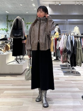 「アイテム（ワンピース/ドレス）」を使った、sankichi1346さん（レディース・159cm・40代）の秋コーディネート