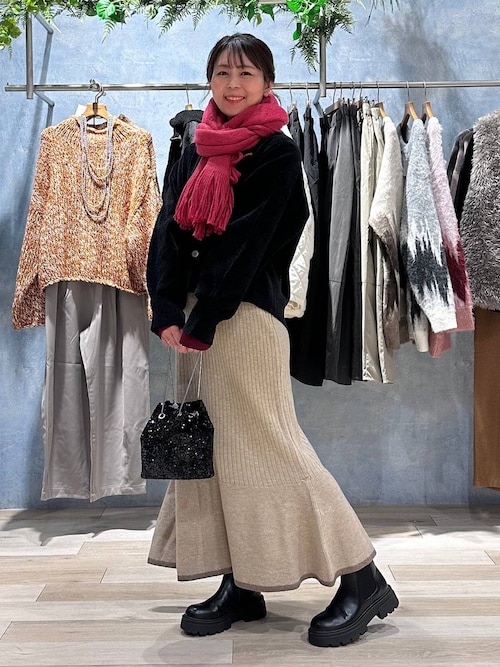 12ゲージモールVカーディガン 600549（カーディガン/ボレロ）｜LEPSIM