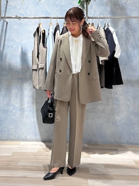 「アイテム（テーラードジャケット）」を使った、sankichi1346さん（レディース・159cm・40代）の冬コーディネート