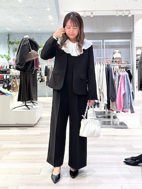 「アイテム（オールインワン・サロペット）」を使った、sankichi1346さん（レディース・159cm・40代）の冬コーディネート