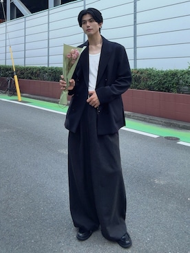 「SINSS（シンス）のアイテム（ジャケット/アウター）」を使った、そらさん（メンズ・181cm）の秋コーディネート