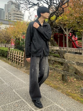 「SINSS（シンス）のアイテム（ニット/セーター）」を使った、そらさん（メンズ・181cm）の秋コーディネート