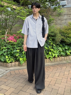 「アイテム（バッグ）」を使った、そらさん（メンズ・181cm）の夏コーディネート