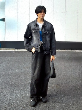 「アイテム（ハンドバッグ）」を使った、そらさん（メンズ・181cm）の秋コーディネート