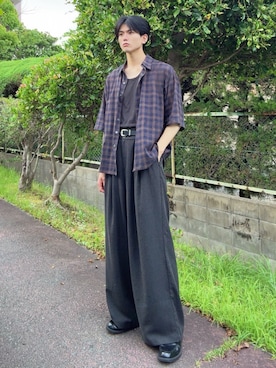 そらさん（メンズ・181cm）の夏コーディネート