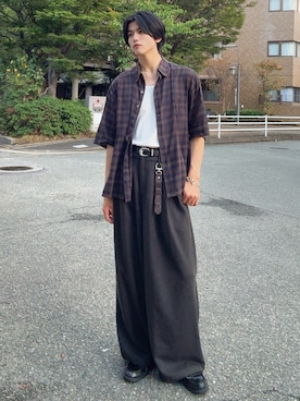 そらさん（メンズ・181cm）の秋コーディネート