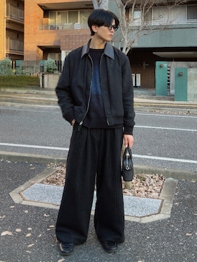 「SINSS（シンス）のアイテム」を使った、そらさん（メンズ・181cm）の冬コーディネート