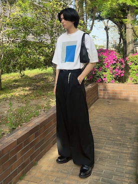 「SINSS（シンス）のアイテム（アクセサリー）」を使った、そらさん（メンズ・181cm）の春コーディネート