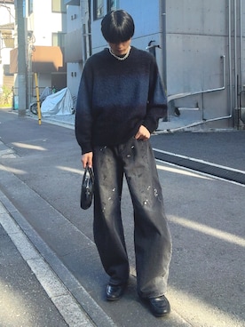 「SINSS（シンス）のアイテム」を使った、そらさん（メンズ・181cm）の冬コーディネート