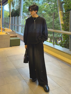 「アイテム（バッグ）」を使った、そらさん（メンズ・181cm）の秋コーディネート