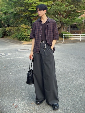 そらさん（メンズ・181cm）の春コーディネート